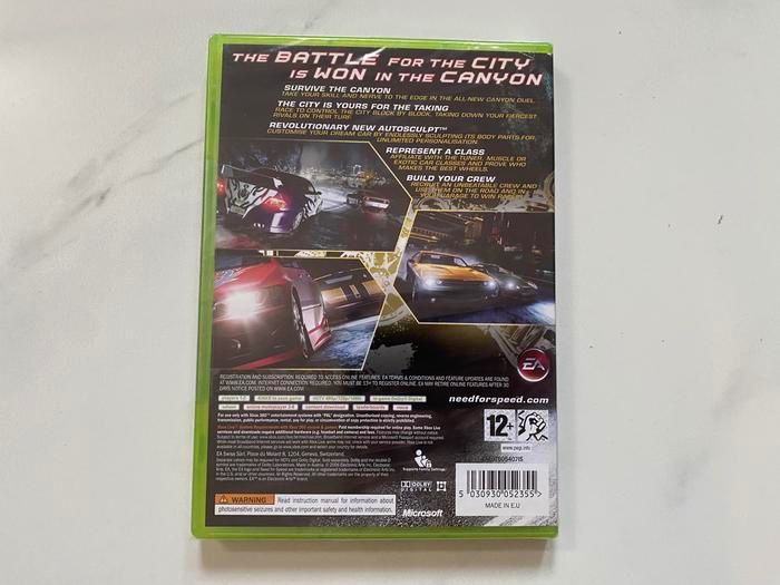NEW SEALED Xbox 360 Need For Speed Carbon NFS CD DVD BD Ori Region PAL Original Kaset New Segel