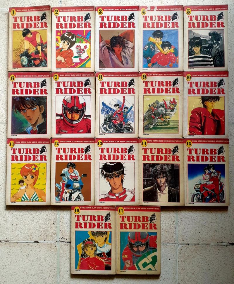 Komik Get Backers+Turbo Rider+Jing Bottle+Toto Tamat semua. Yoza Anshori