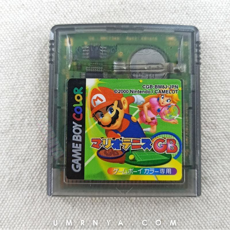 Kaset Mario Tennis GB Gameboy Original Nintendo Game boy Color GBC GBA Tenis