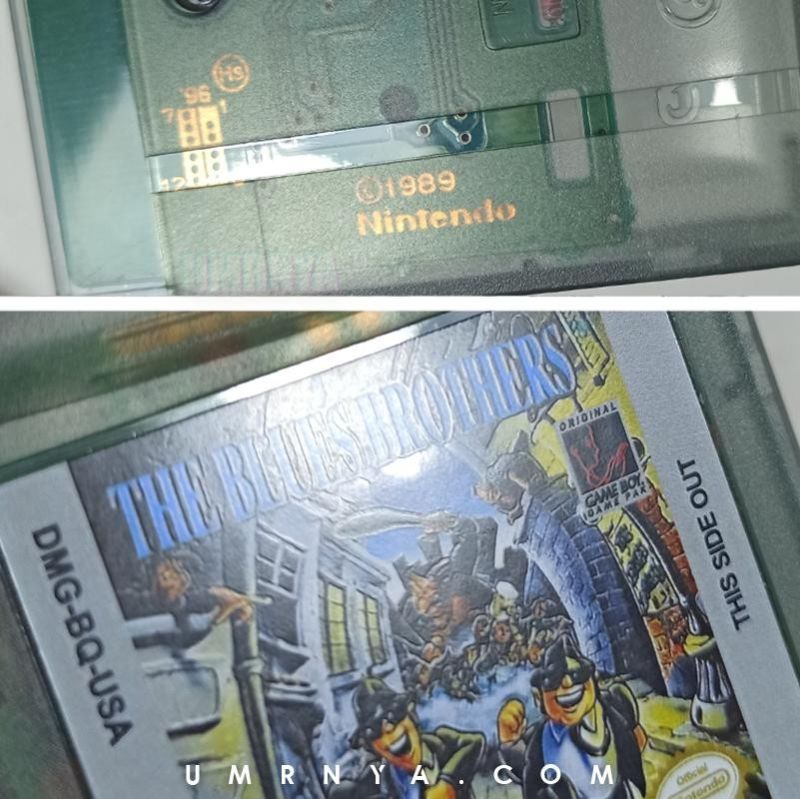 Kaset Gameboy The Blues Brothers Nintendo Game boy DMG GBC GBA Cartridge