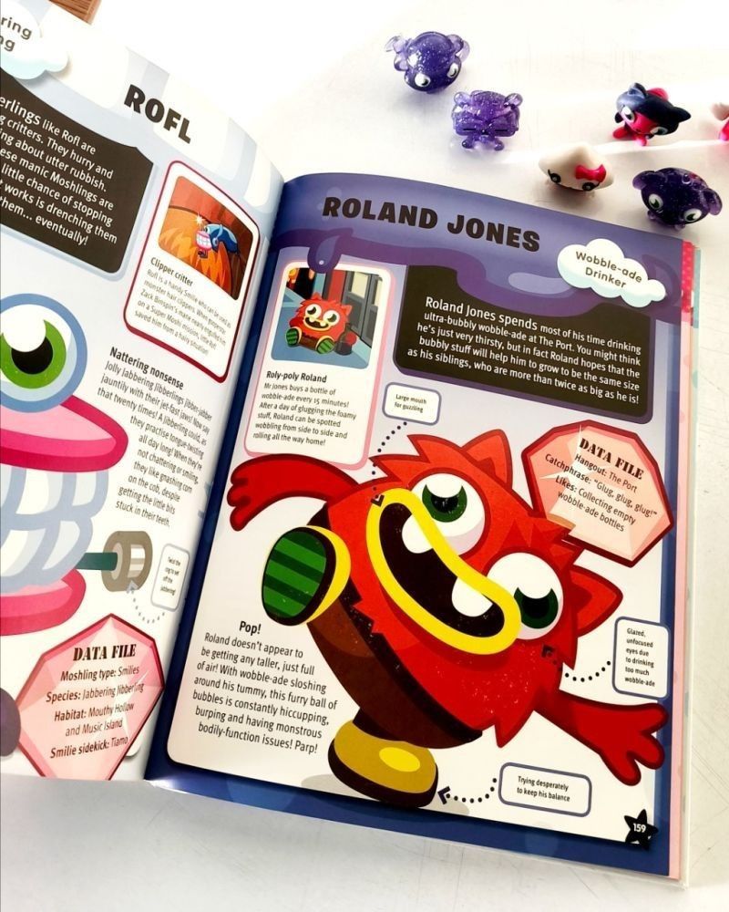Moshi Monsters: Character Encyclopedia + 10 mini Figures