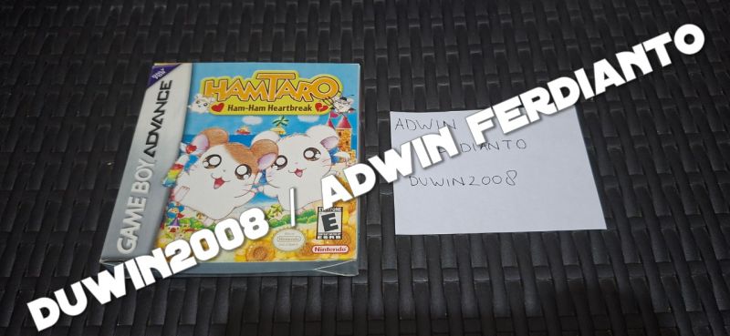 Nintendo GBA Game Boy Advance - Hamtaro Ham Ham Heartbreak