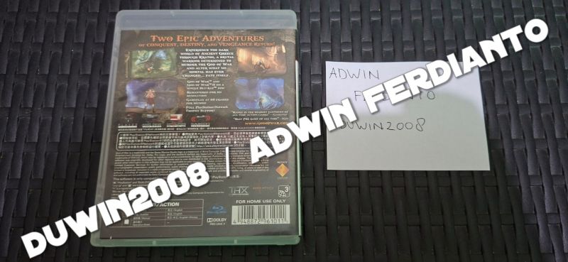 PS3 Playstation 3 - God Of War Collection