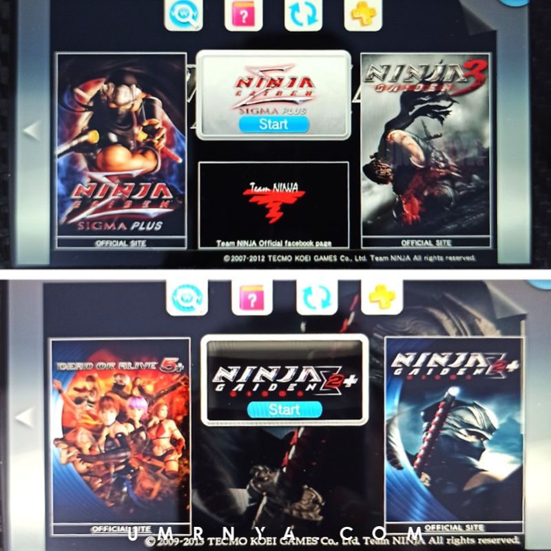 Paket 2 Kaset Ninja Gaiden Sigma 2 Plus 2+ PSVita PS Vita Playstation