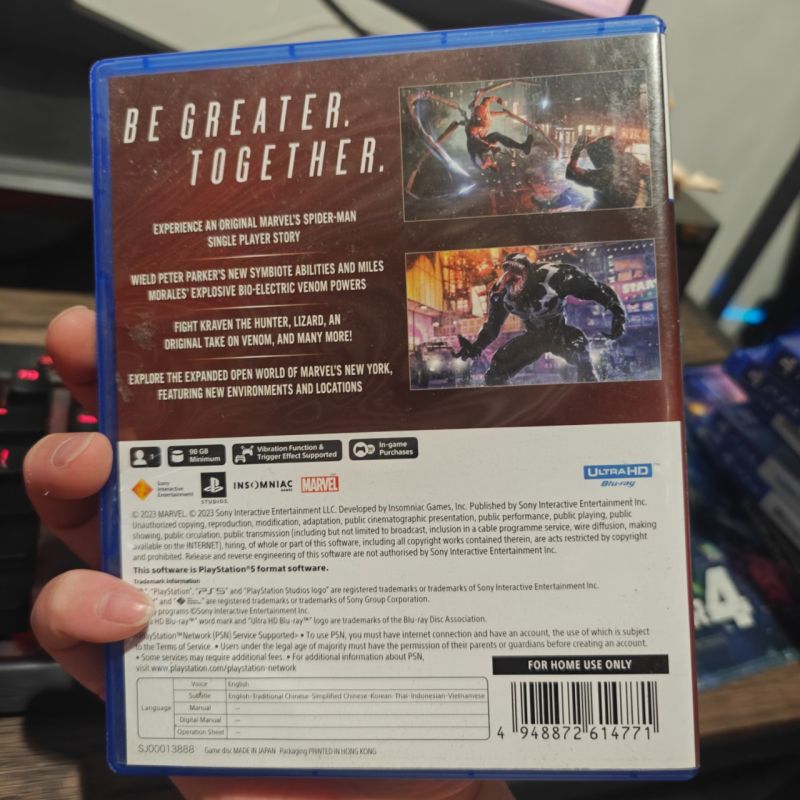 HYBRID AUCTION PS5 Game Marvel Spiderman 2