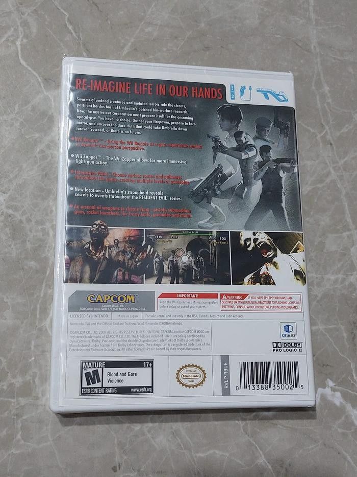 Resident Evil The Umbrella Chronicles Nintendo Wii (Brand New Sealed / Segel)