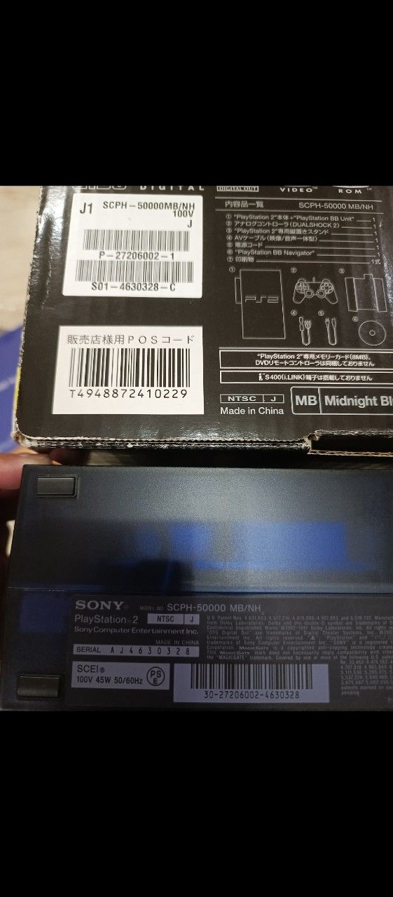 Ps2 Fat Scph 50000MB / BB pack Original Fullset