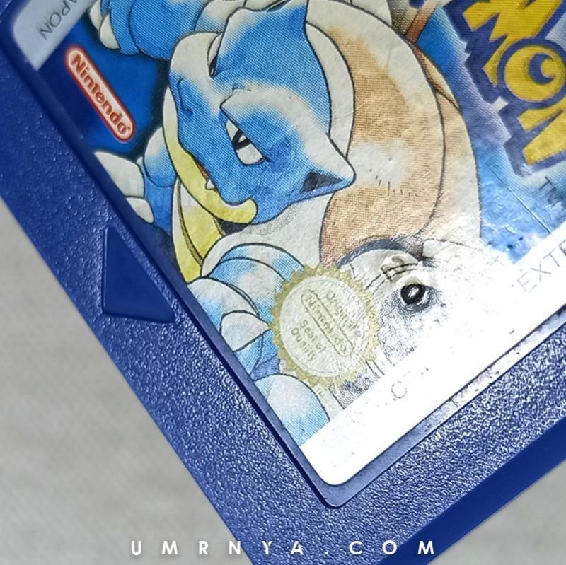 Kaset Nintendo Pokemon Blue Bleue Version FRA France Gameboy GBA GB