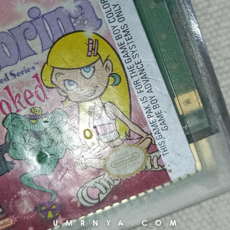 Kaset Original Sabrina The Animated Series Spooked Nintendo Game boy Color GBC GBA SP Cartridge