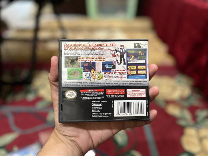 Nintendo DS Pokemon Platinum Version USA