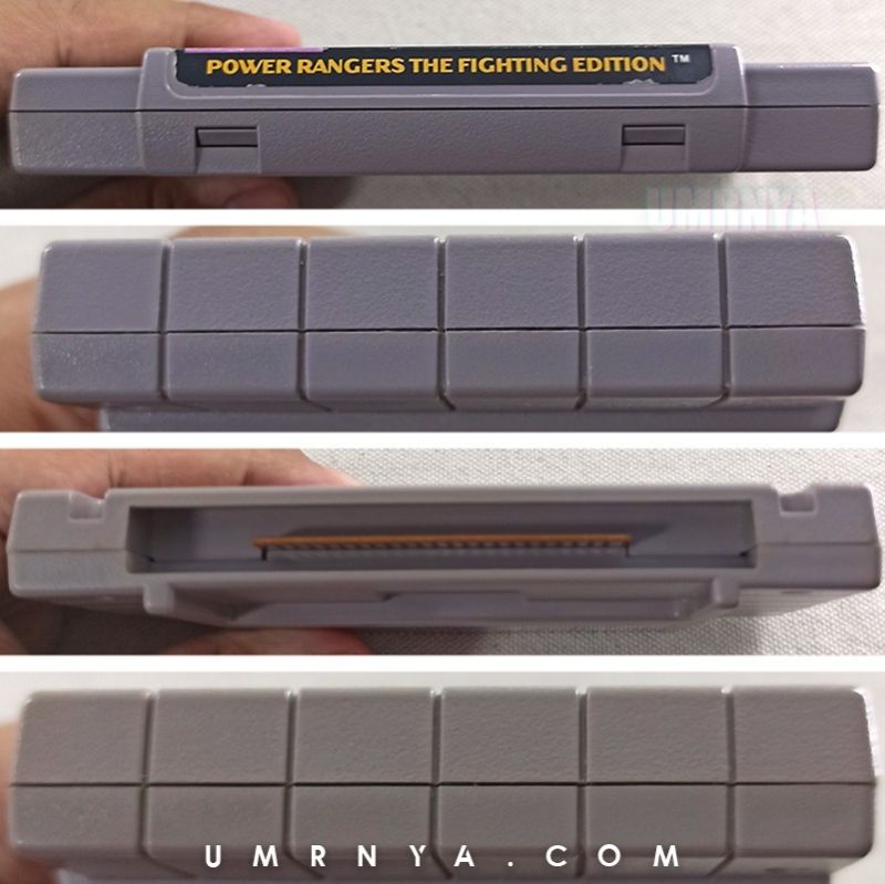 Kaset Game Power Rangers Fighting Edition Cartridge SNES Super Nintendo Entertainment System Sufami