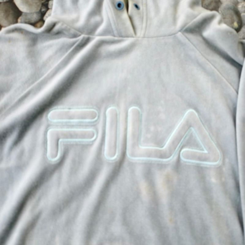 Hoodie Fila Black Line Born in Italy Size S – Streetwear Premium