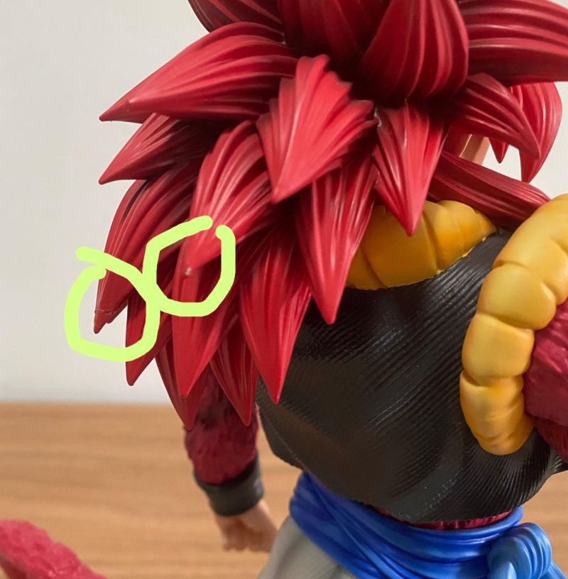 Resin Original by Violent Bear studio Gogeta Super Saiyan 4 Deluxe version