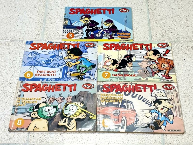Komik Lebar Spirou+Spaghetti+Bul&Bil. Total 15 Buku. Dimas Anton