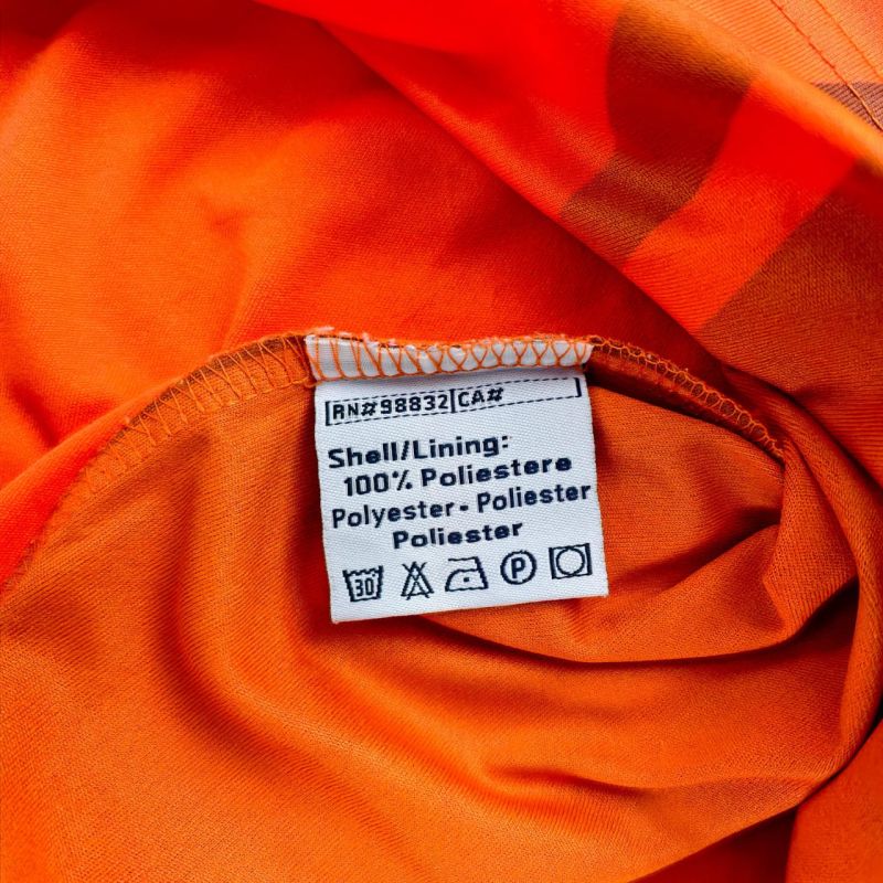 Jersey Kappa Original Large – Oranye Hitam Coklat #4 Vintage Sportwear