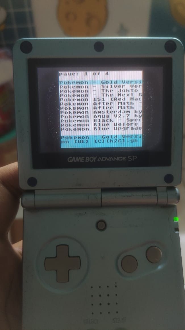 Catridge/kaset GAMEBOY PRO PLUS versi update 4.0 terbaru