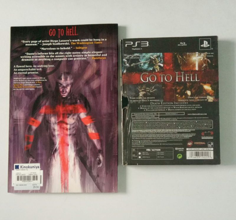 Game PS3 Dante's Inferno Death Edition dan Komik