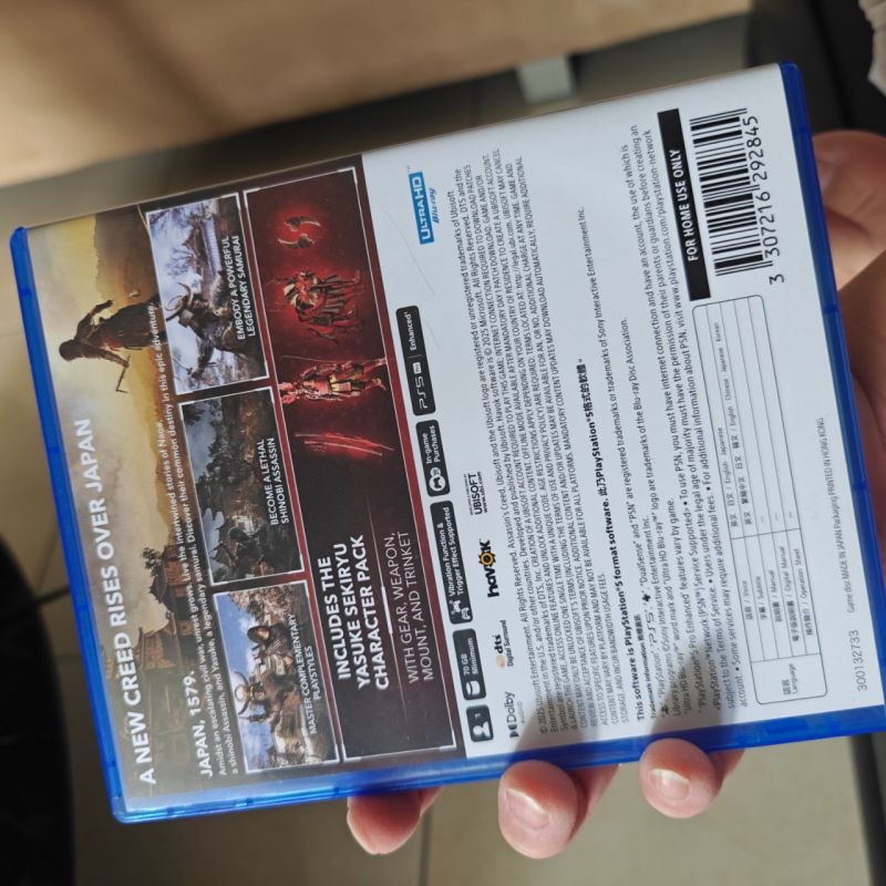 PS5 Game Assasin Creed Shadows