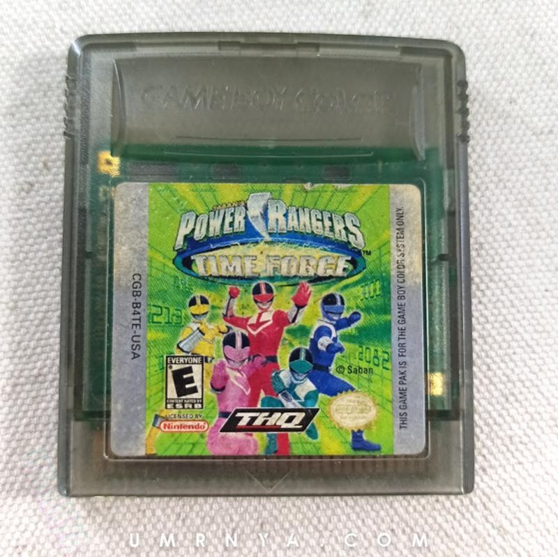 Kaset Original Nintendo Gameboy Power Rangers Time Force GBC GBA SP