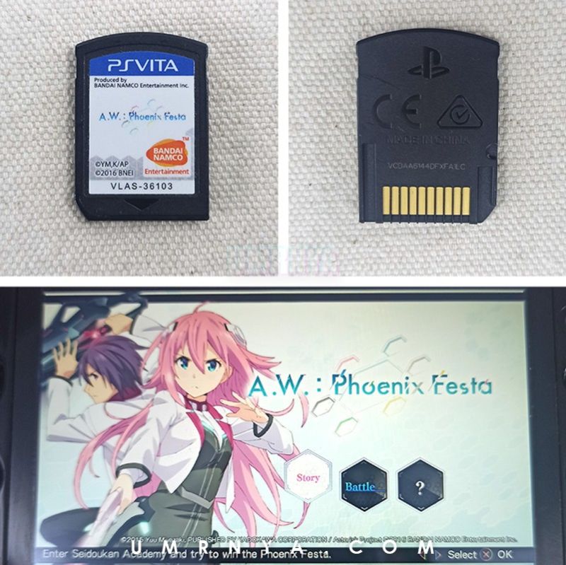 Kaset Original A. W. Phoenix Festa AW A.W PS Vita PSVita Game Playstation