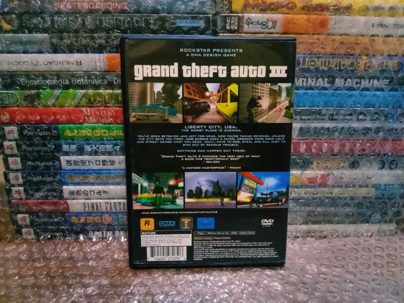 Game PS2 Original Grand Theft Auto III US