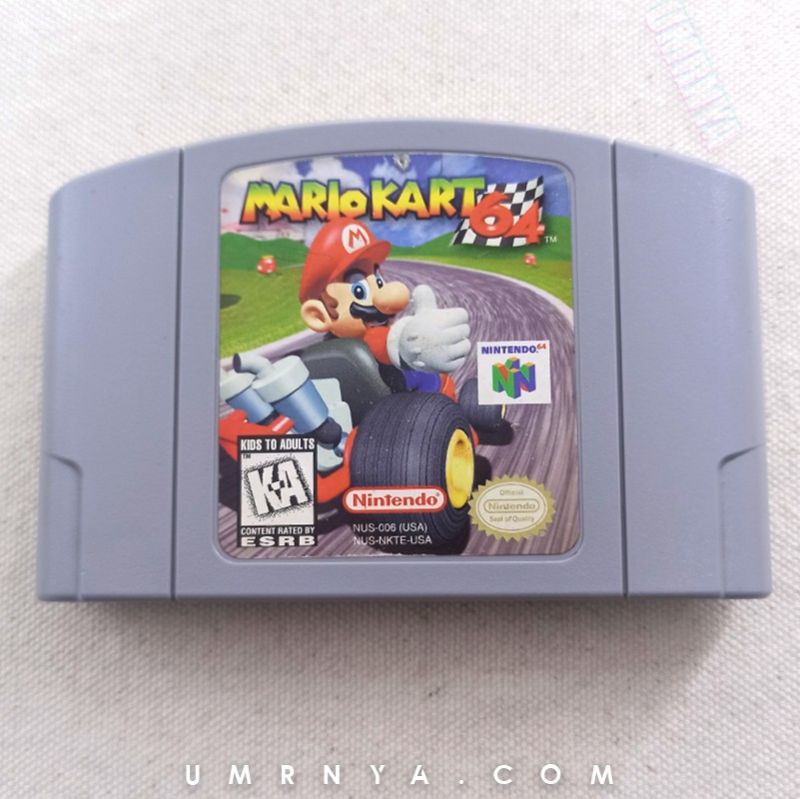 Mario Kart 64 Cartridge Kaset Games Nintendo 64 N64 Game Pak