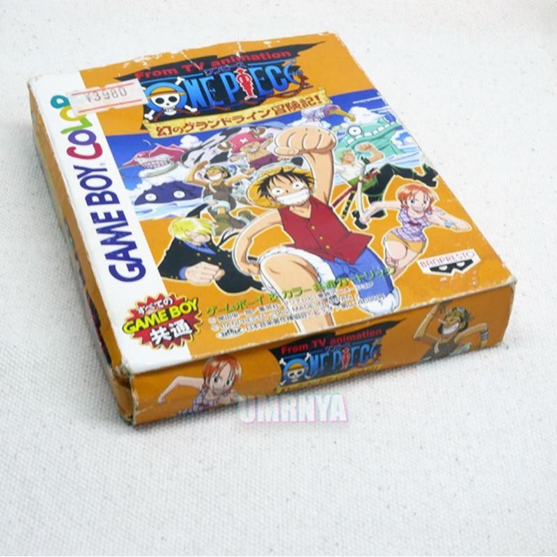 Kaset GameBoy One Piece From TV Animation Nintendo Game boy Color GBC GBA SP Cartridge