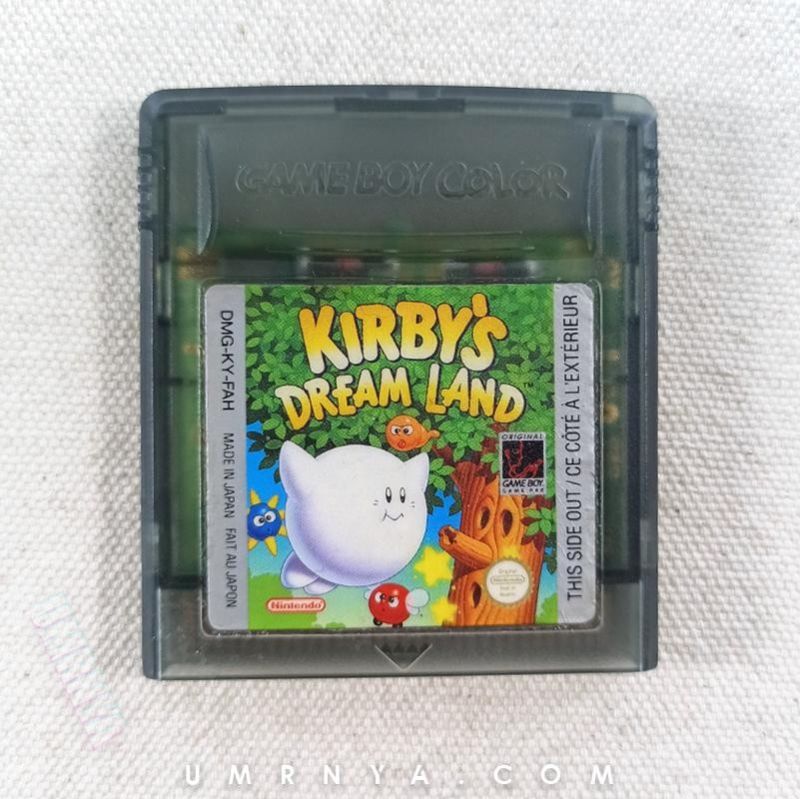 Kaset Gameboy Kirby's Dream Land Kirby Nintendo Game boy Color DMG GBC GBA SP Cartridge