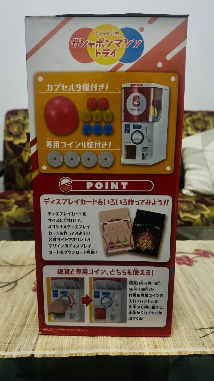 Mesin gachapon Original Bandai Namco