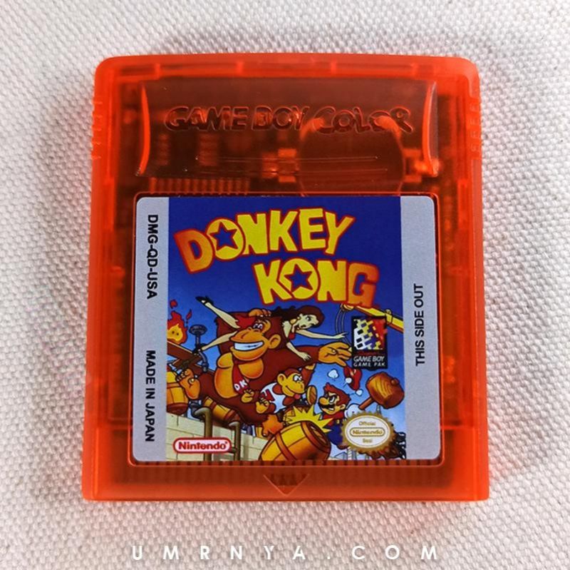 Kaset Gameboy Donkey Kong Orange Nintendo Game boy DMG GBC GBA Cartridge