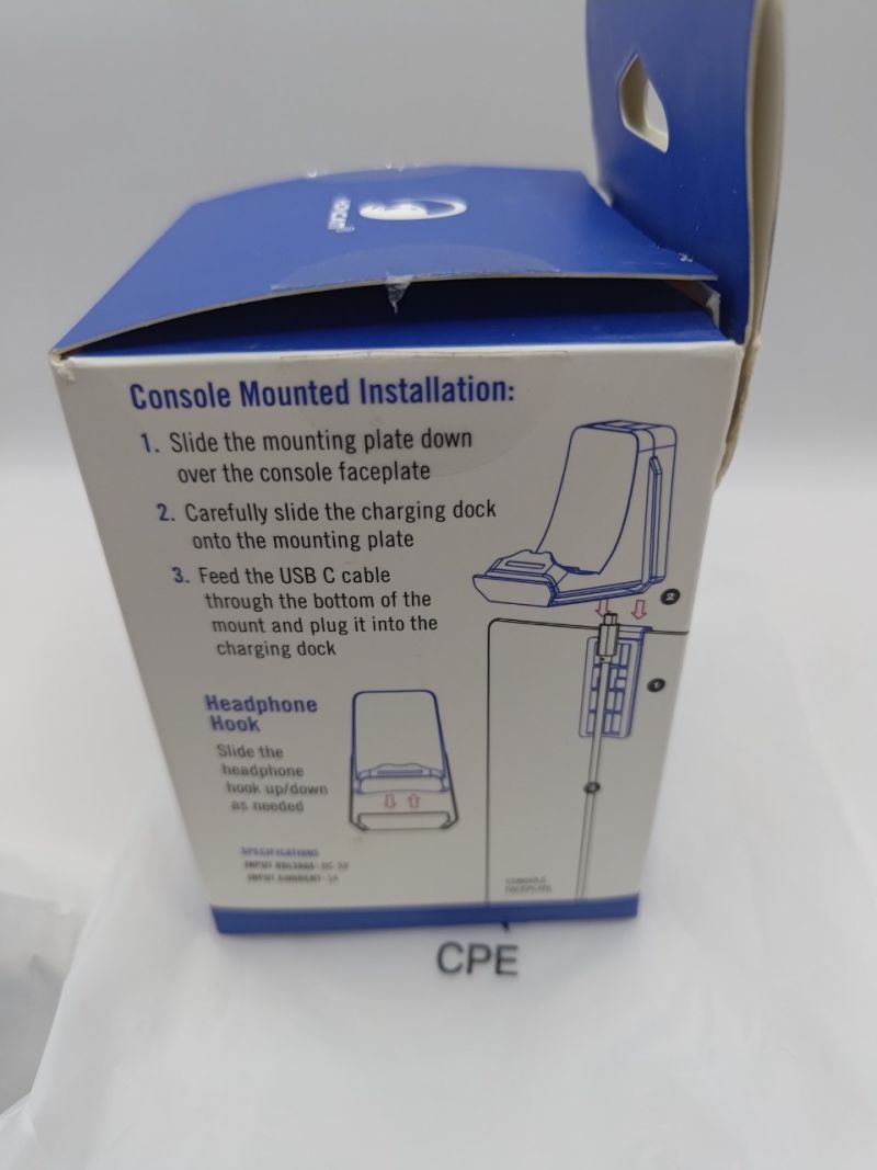 PS5 Vertical Stand, Metal Stabilizing Base for PS5 PS5 Slim PS5 Pro & PS5 Dualsense Smart Charging